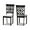 Grey/Dark Brown, variant on Baxton Studio Samwell Modern and Contemporary Grey Fabric Upholstered and Dark Brown Finished Wood 2-Piece Dining Chair