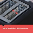 thumbnail image 2 of Black & Decker 2-Slice Extra-Wide Slot Toaster, Square, Black, 2 of 7