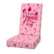 thumbnail image 2 of Funda para silla de comedor rosa | Funda elástica de poliéster con hebilla elástica | Protector lavable para silla de día, ideal para el hogar, la oficina y la mesa, 2 of 6