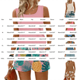 thumbnail image 3 of GILIGEGE Two Piece Sets for Women Printed Shorts and Sleeveless Top Matching Sets Beach Scoop Neck Tank Tops Shorts Sets Clothing High Waisted Hawaiian Shorts Resort Wear 2026 Casual Outfits Beige, 3 of 7