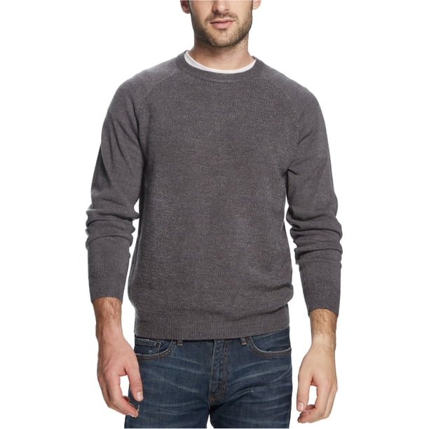 Suéter resistente a la intemperie Weatherproof hombre suave al tacto gris XX-Large