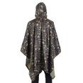 thumbnail image 5 of Poncho impermeable multifuncional para exteriores, impermeable, con capucha y diseño militar de camuflaje digital de jungla, ideal para actividades al aire libre., 5 of 5