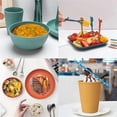 thumbnail image 4 of 48Pcs Unbreakable Dinnerware Sets for 4 People, Camping Plates and Bowls Set, Picnic Dinner Sets, S, 4 of 5