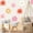 Vivid Color, variant on 12 Sheets Daisy Wall Decals Flower Wall Stickers Large Daisy Wall Stickers Daisy Decals for Wall Peel and Stick for Nursery Bedroom Living Room Wall Decor(Classic Color)