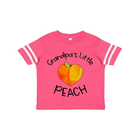 

Inktastic Grandpa s Little Peach Cute Peach Heart Gift Toddler Boy or Toddler Girl T-Shirt