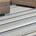 thumbnail image 3 of Superior Eastyn Stripe Indoor/Outdoor Area Rug, 5' 2" x 7' 2", Slate, 3 of 9