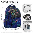 thumbnail image 5 of Psesaysky Colorful Dinosaur Skeleton Pattern School Bookbag with Padded Straps Lightweight School Backpack, Large Capacity 17 Inch Book Bag for Travel Back to School Elementary School, 5 of 9