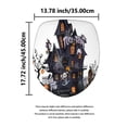 thumbnail image 2 of Juego Cortinas Ducha Casa Encantada Accesorios Baño 71x71 Pulgadas para Halloween, 2 of 9