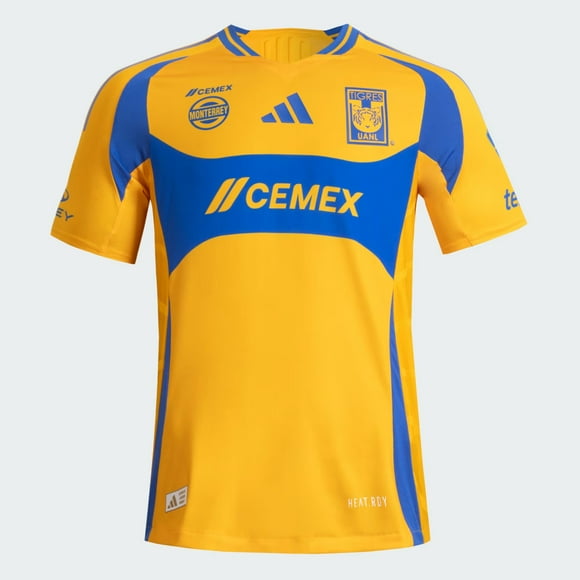 Jersey Playera Adidas de Los Tigres de UANL Version Jugador Adulto Hombre  Talla Extra Chico (XS)