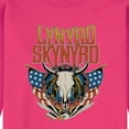 thumbnail image 2 of Lynyrd Skynyrd - Americana Steer Skull - Men's Crew Neck Fleece Pullover, 2 of 4
