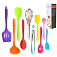 thumbnail image 1 of 10PCS Silicone Kitchen Tool Set Assorted Grill Tongs Silicone Spatula Oil Brush, 1 of 9