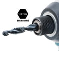 6 Pack Combination Drill Tap Bit Set Black Nitride Coated Screw Tapping ...