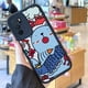 thumbnail image 2 of ¡Proteja su iPhone con una divertida y elegante funda para teléfono plateada de doble capa mate con dibujos animados!, 2 of 4