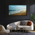 thumbnail image 2 of Beach Wall Art Ocean Wall Art Beach Sea Wave Canvas art Framed wall art Painting For Livingroom Decor Office Bedroom Decoration, 2 of 8