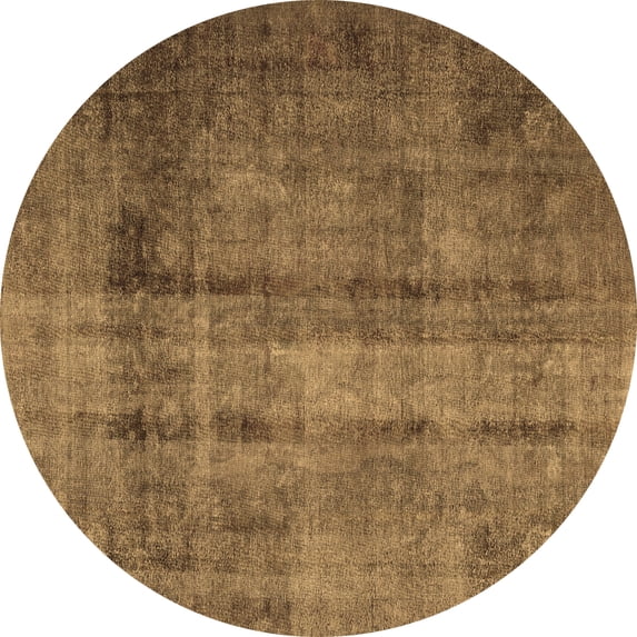 Ahgly Company Indoor Round Persian Brown Traditional Area Rugs, 5' Round