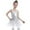 White, variant on QHFBli Kids Girls Sequined Ballet Tutu Dress Princess Ballerina Leotard Outfit Dancewear Green 4-5 Years