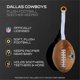 thumbnail image 4 of - Soporte para chupete de fútbol con licencia oficial de la NFL, juguete de felpa suave y soporte para chupete, se adapta a cualquier chupete, accesorio para carriola y cial para recién, 4 of 5