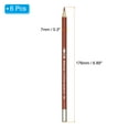 thumbnail image 2 of Uxcell Watercolor Pencil, 6Pcs Water Soluble Pencils for Blending, Coloring, Sketch Drawing, Painting, Bright Brown, 2 of 7