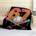 thumbnail image 6 of six seven Throw Blanket Gifts for Fans Lover Girls Boys Women Present Hoodie Him Bed 50"x60", 6 of 6
