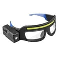 thumbnail image 2 of Hoowood Induction Rechargeable Headlamp Glasses with Type-C Warning Light and Yellow Lens for Outdoor Camping and Work, 2 of 4