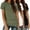 Army Green+White+Black, variant on Zeagoo Women's 3 Pack T-shirts Short Sleeve Shirt Crewneck Basic Tee Summer Tops Lightweight Plain Workout Clothes
