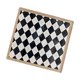thumbnail image 2 of Posavasos de acrílico con diseño de tablero de ajedrez para bebidas, regalo navideño, mantel individual, posavasos decorativo para Negro, 2 of 9