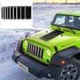 thumbnail image 1 of Hood Blackout Strobe Stripes Vinyl Decal Sticker For Jeep For Wrangler JK TJ YJ, 1 of 5