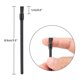 thumbnail image 2 of Disposable Nail Brushes,100PCS Disposable Lip Brush Applicators Lip Brushes Lipstick Lip Gloss Wands for Makeup PYO Cookie Paint Brushes (Dark Black), 2 of 5