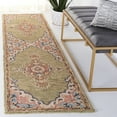 thumbnail image 2 of SAFAVIEH Aspen Emilija Oriental Wool Runner Rug, Sage/Brown, 2'3" x 11', 2 of 5
