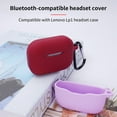 thumbnail image 1 of Gwong Electrónica Funda protectora de auriculares Funda protectora invertida Agujero de carga a prueba de polvo Silicona Bluetooth-Compatible con Earbud Case Protector para Lenovo LP1, 1 of 6