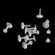 thumbnail image 4 of 10pcs de Oreja de de Joyería de Perno Prisionero de Cuerpo de Acrílico, 4 of 8