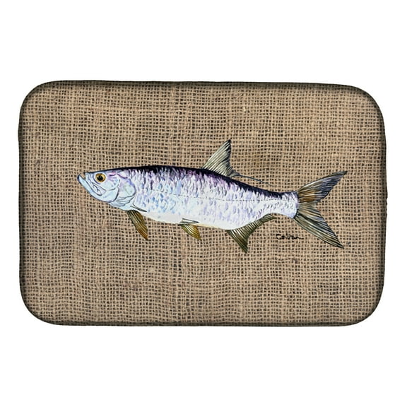 Caroline's Treasures Fish - Tarpon Dish Drying Mat