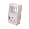 thumbnail image 4 of Sofá Mesa auxiliar de noche compacta con hueco tallado simple con mesa de noche de almacenamiento para el balcón de baño pasillo de dormitorio, 4 of 8