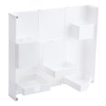 thumbnail image 1 of Cute Foldable Pencil Organizer Desktop Storage Box Stationery Container Pencil White, 1 of 8