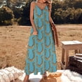 thumbnail image 3 of Horse Shoe Sleeveless Dress Loose Women's Dress Dresses Luxury Evening Dresses, 3 of 9