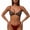 Leopard Print and Red, variant on Women's 2-Piece Leopard Print Bikini Set with Pearl Chain Accents, Sizes S-XL
