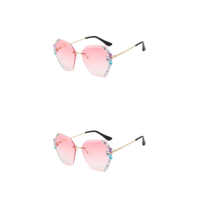Gafas de sol sin montura Minnieouse multiusos para mujer bloqueo de luz