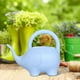 thumbnail image 1 of Regadera de para jardín, 1,5 l, ideal como regalo para niños, ideal para invernaderos, plantas de interior y exterior, bonsáis. Azul, 1 of 8