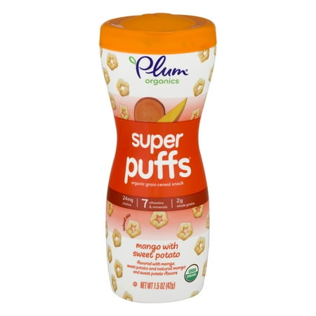 UPC 846675000149 product image for Plum Organics Super Puffs Mango with Sweet Potato, 1.5oz | upcitemdb.com