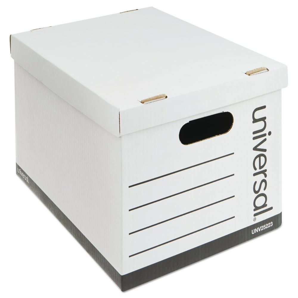Universal BasicDuty Economy Record Storage Boxes, Letter/Legal Files