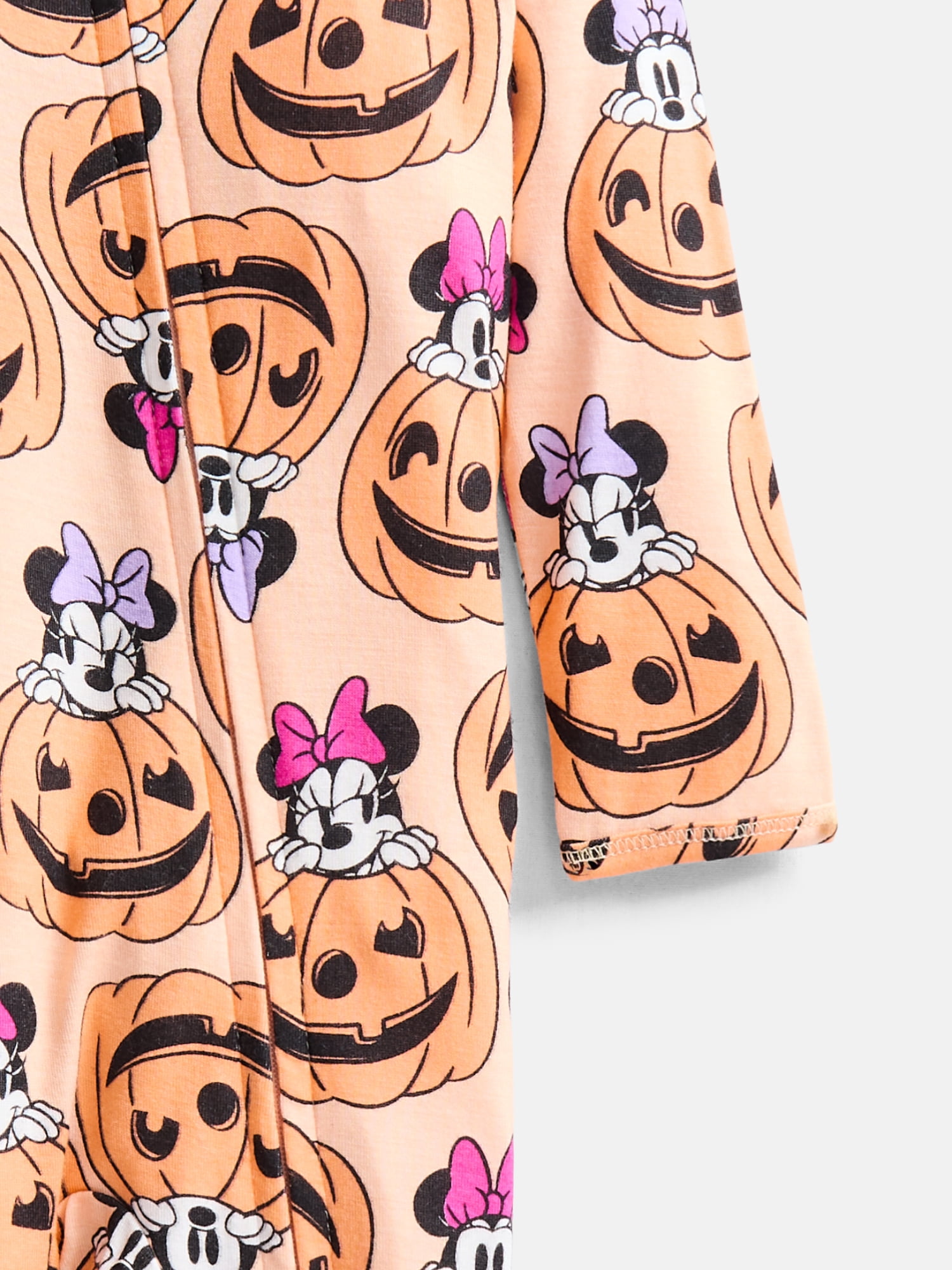 Minnie Mouse Baby Girls Halloween Sleep Footed One-Piece, Sizes 0M-24M