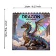 thumbnail image 2 of Zznnkj 2027 Wall Calendar 12-Month Hanging Monthly Planner From January 2027 to December 2027 Fantasy Dragon Art Calendar for Home Office Wall Decor, 2 of 7