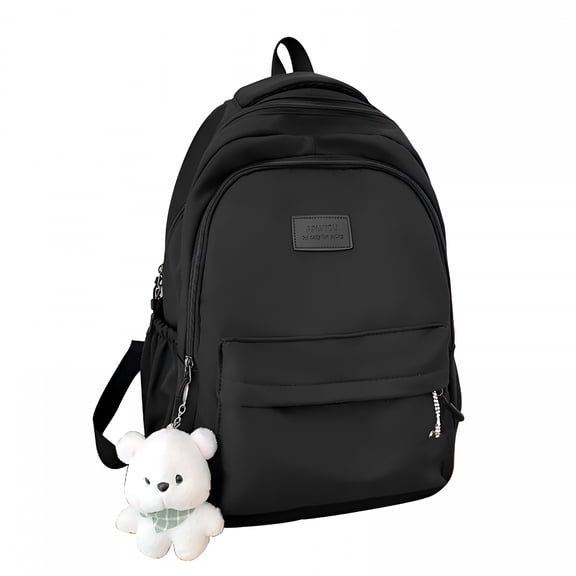 TELOLY Heavy Duty Backpack Traveling Backpack for Women Laptop Backpack Antitheft Backpack Travel Back Packs for Men Cute Bags Work Bag, Black One Size