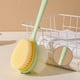 thumbnail image 4 of Cepillo de ducha de mango largo con cerdas suaves | Cepillo de espalda de doble cara para hombres y mujeres | Incluye 1 cepillo, 4 of 6