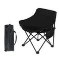thumbnail image 6 of SunniMix Folding Camping Chair Beach Chair Durable Portable Folding Folding Chair Outdoor Black, 6 of 8