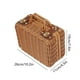 thumbnail image 3 of Imitation Woven Suitcase Storage Suitcase Hand Carried Gift Packaging Rattan Box Wedding Rattan Box Gift Box, 3 of 7