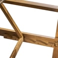 thumbnail image 6 of Kyle Outdoor Rustic Acacia Wood Chaise Lounge with Wicker Seat, 6 of 10