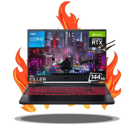 Acer Nitro 5 Gaming Laptop | Intel Core i5-12500H(>11800H) | NVIDIA GeForce RTX 3050 Ti Laptop GPU | 15.6" FHD 144Hz IPS Display | Killer Wi-Fi 6 | Backlit Keyboard w/HDMI (32GB RAM | 2TB PCIe SSD)