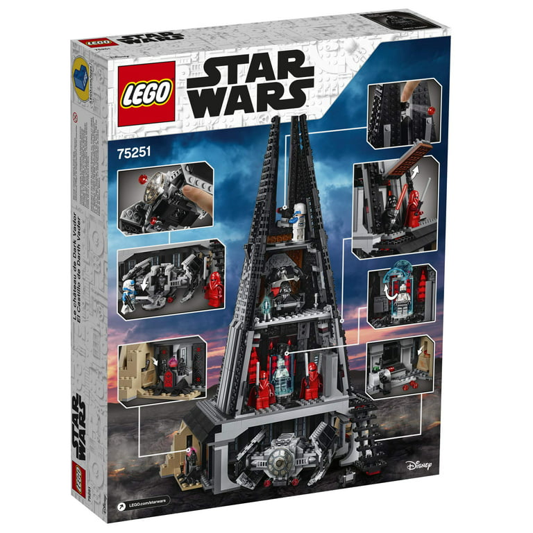 Forstå ukuelige udgifterne LEGO Star Wars Darth Vaders Castle 75251 Building Kit (1060 Pieces) -  Walmart.com