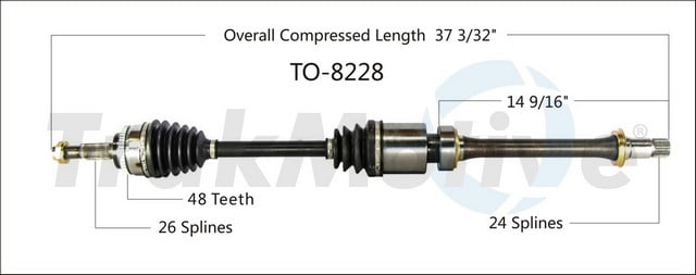 Updated Design Compatible with 2013-2016 Audi Allroad 2.0L 4-Cylinder Turbo Automatic Front Axle Assembly 